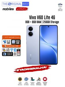 Vivo V60 Lite 4G - 8GB RAM - 256GB Storage - Easy Monthly Installments - PTA Approved - 1 Year Official Warranty - The Original Bro Mobiles - TOB70